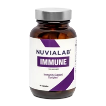 Una botella individual de NuviaLab Immune, para probar los beneficios del suplemento.